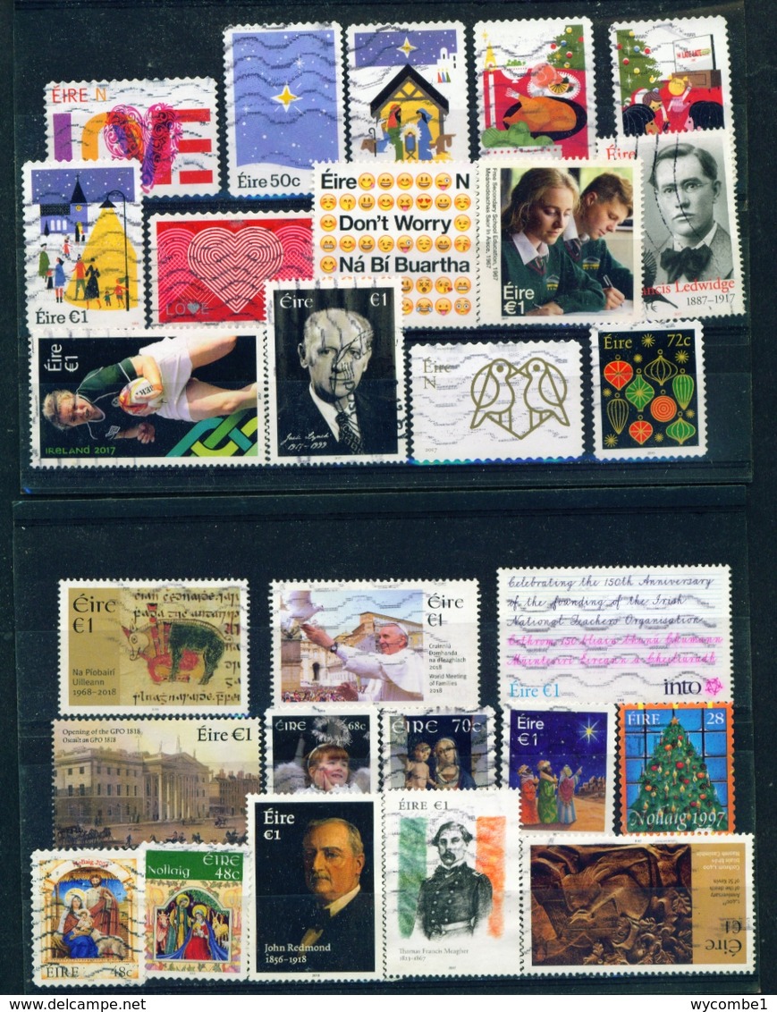 IRELAND - Collection Of 600 Different Postage Stamps - Collezioni & Lotti