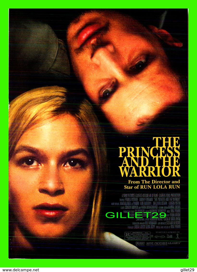 AFFICHES DE FILM " THE PRINCESS AND THE WARRIOR " DE TOM TYKWER EN 2000 AVEC FRANKA POTENTE, JOACHIM KROL - - Affiches Sur Carte