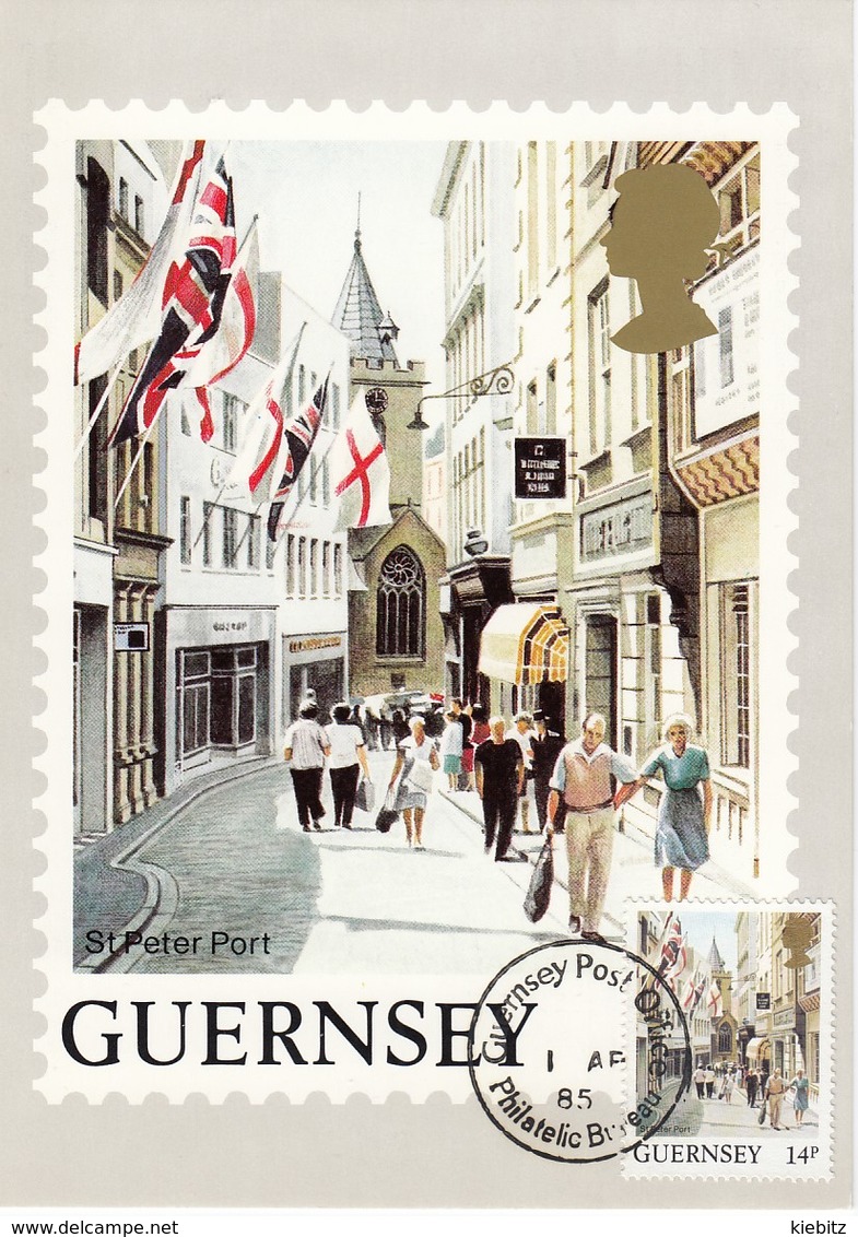 GUERNSEY 1984 - MiNr: 293  Maxicard St. Peter Port - Guernesey