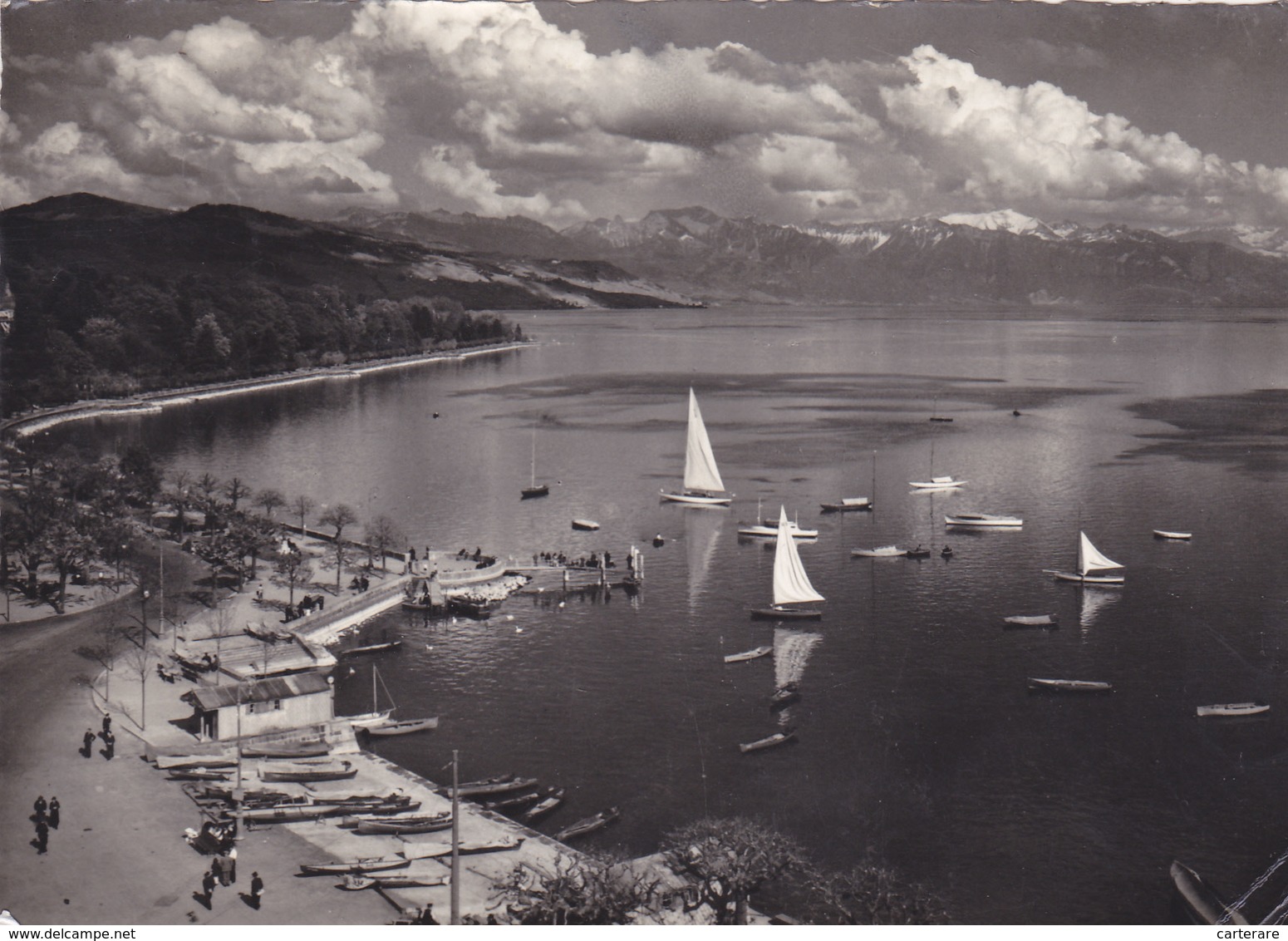 SUISSE,SWITZERLAND,SWISS,HELVETIA,SCHWEIZ ,SVIZZERA ,VAUD,LAUSANNE,LOSANNA,OUCHY,CARTE PHOTO RARE - Lausanne