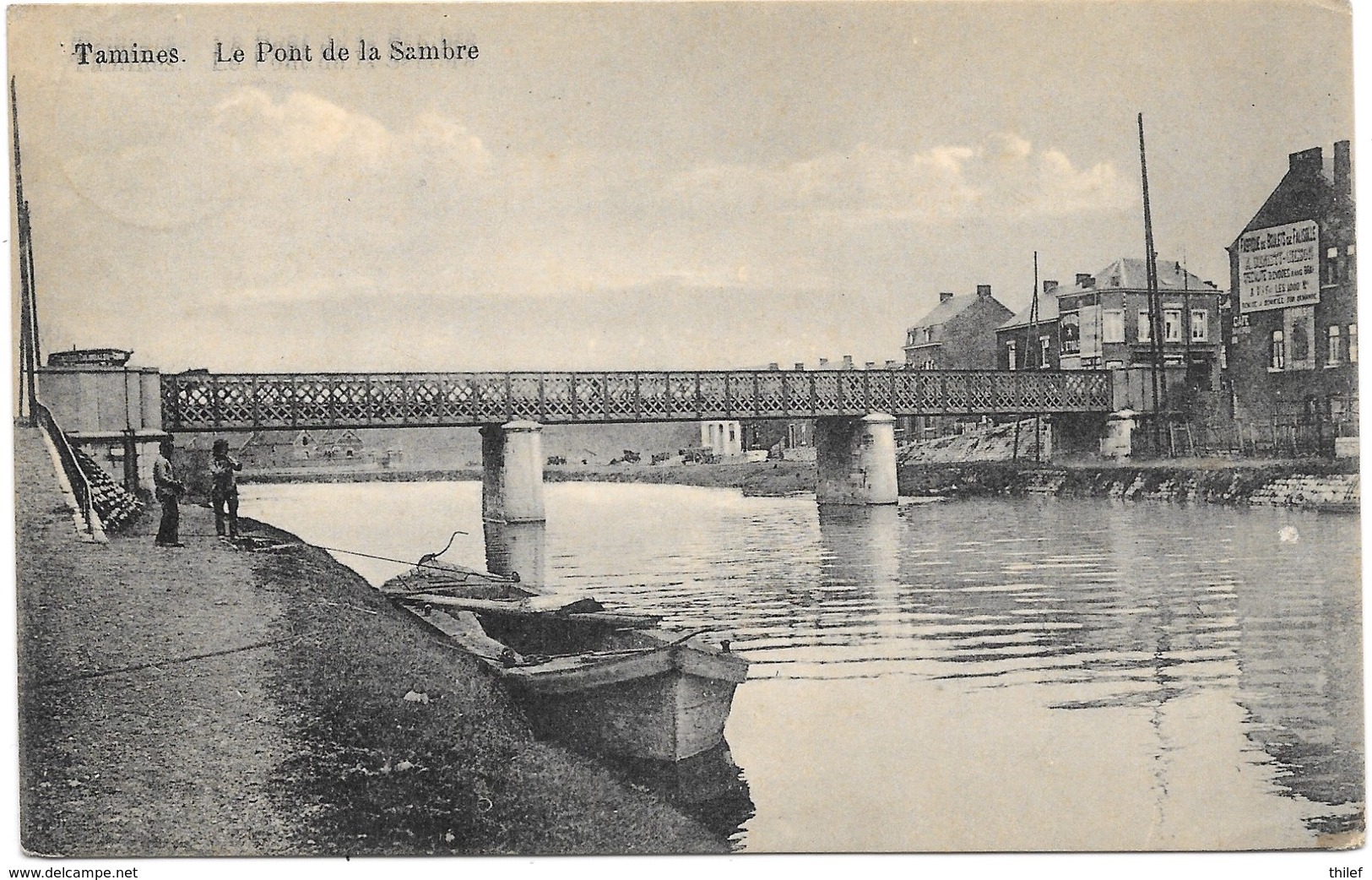 Tamines NA13: Le Pont De La Sambre 1913 - Sambreville