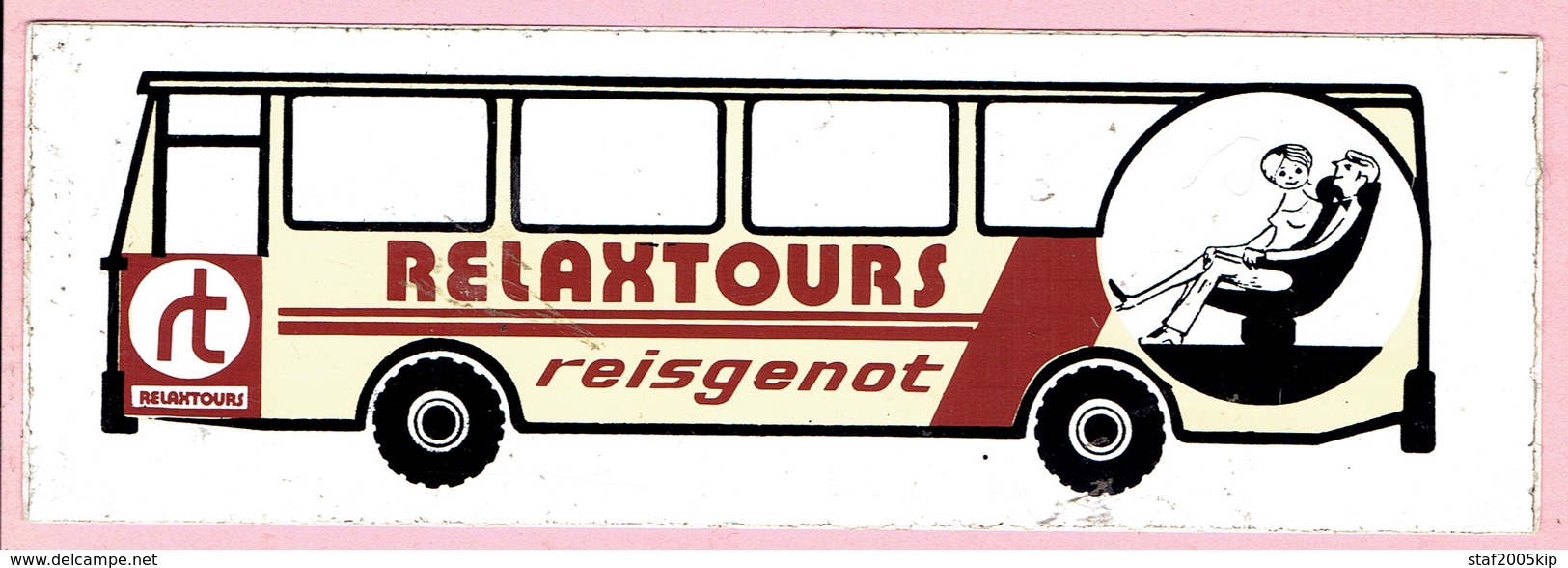 Sticker - RELAXTOURS - Reisgenot - Autocollants