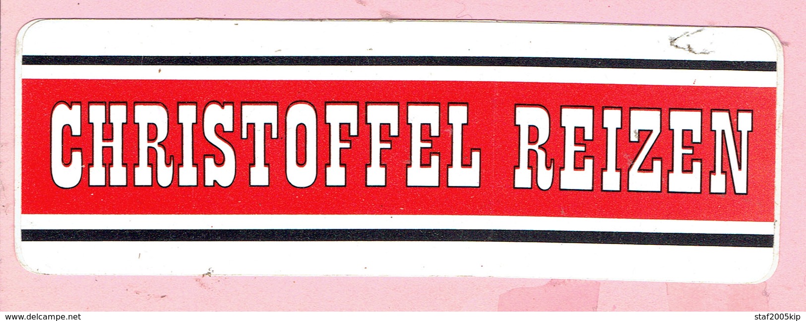 Sticker - CHRISTOFFEL REIZEN - Adesivi