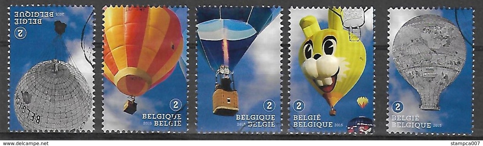 OCB Nr 4560/64 Ballon Balloon Montgolfière - Complete Set - Gebraucht