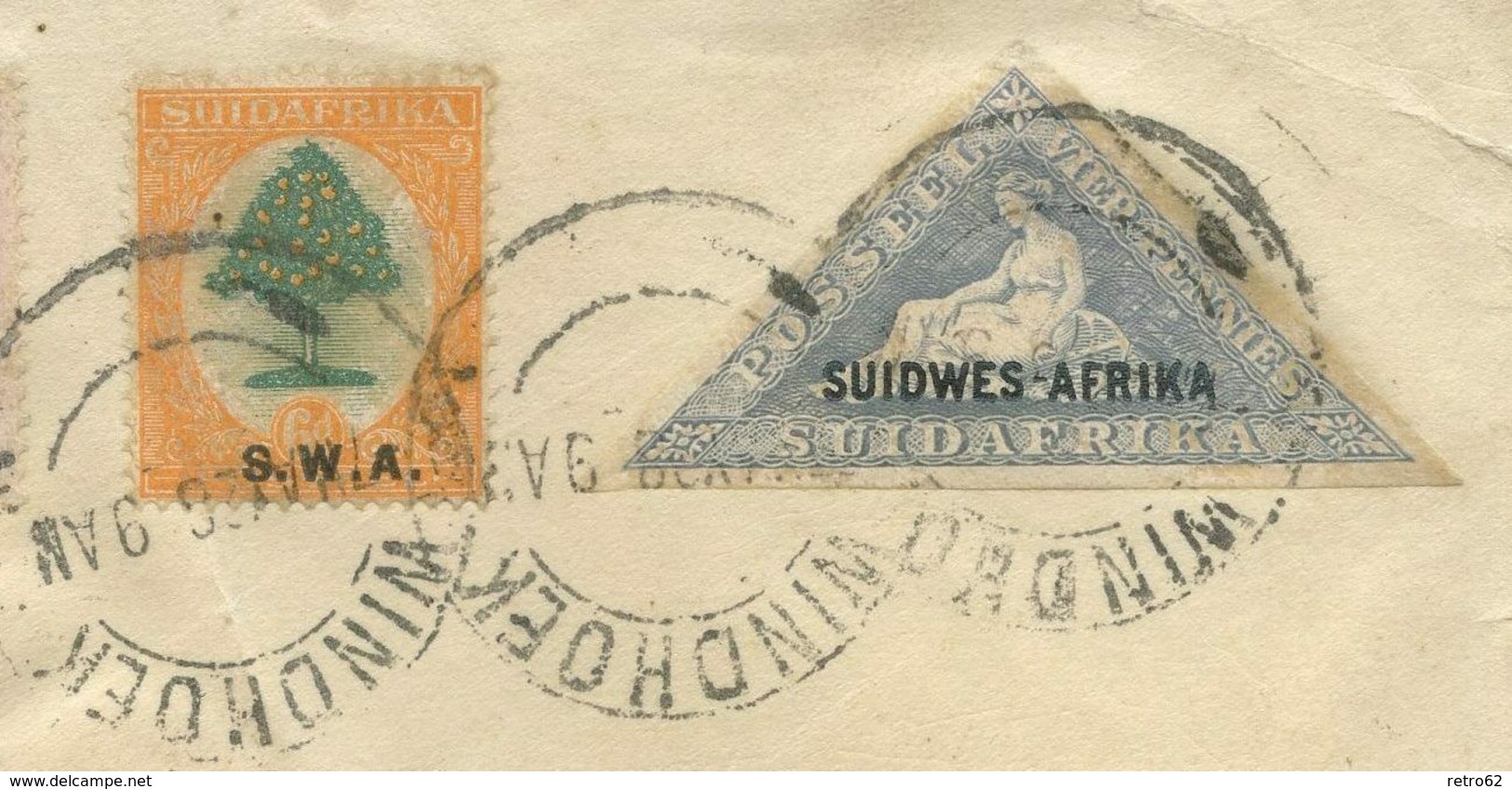 Südwestafrika R Brief Windhuk Leipzig 1928 - Lettres & Documents