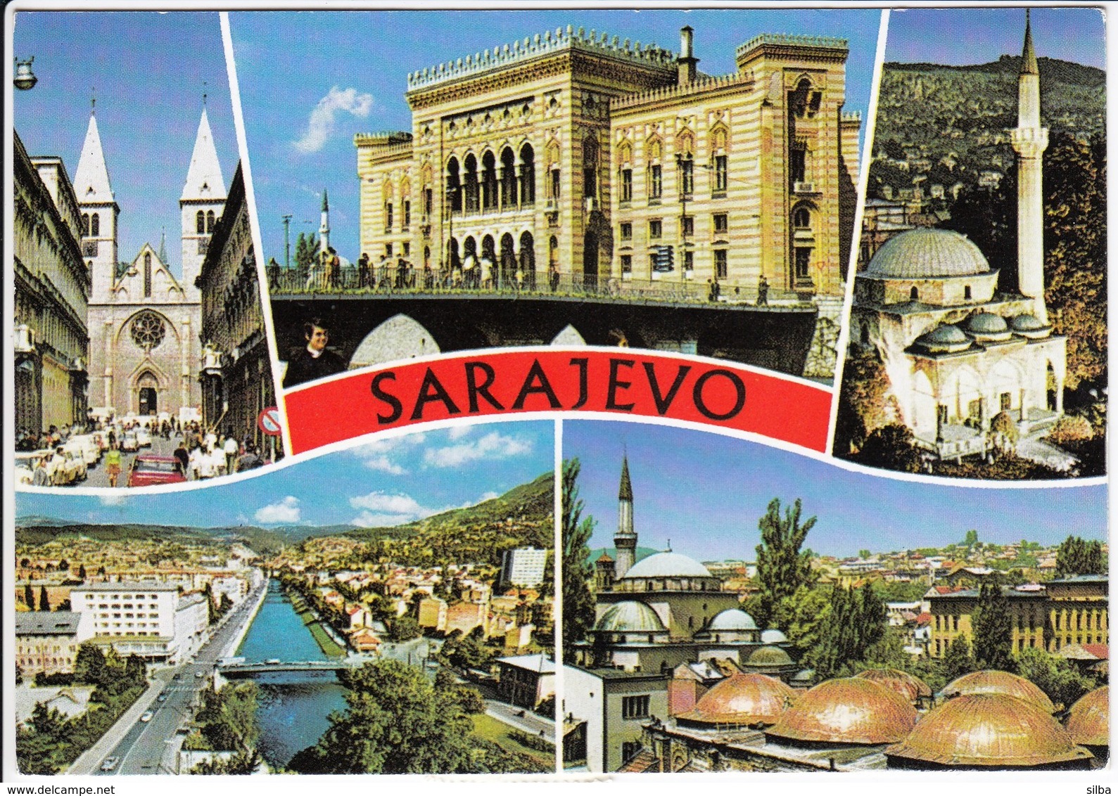 Bosnia And Herzegovina Sarajevo 1996 / Church, Mosque, Panorama - Bosnia Y Herzegovina