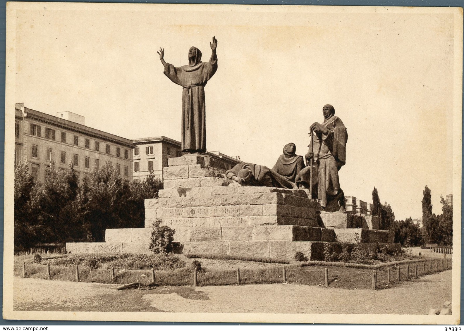 °°° Cartolina - Roma N. 851 Monumento A S. Francesco D'assisi Nuova °°° - Autres & Non Classés