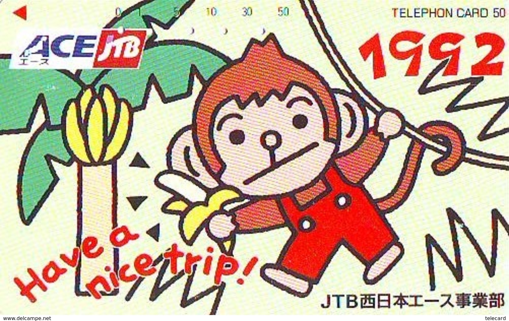 Télécarte Japon * JTB * (499) * PHONECARD JAPAN * TELEFONKARTE * - Publicité