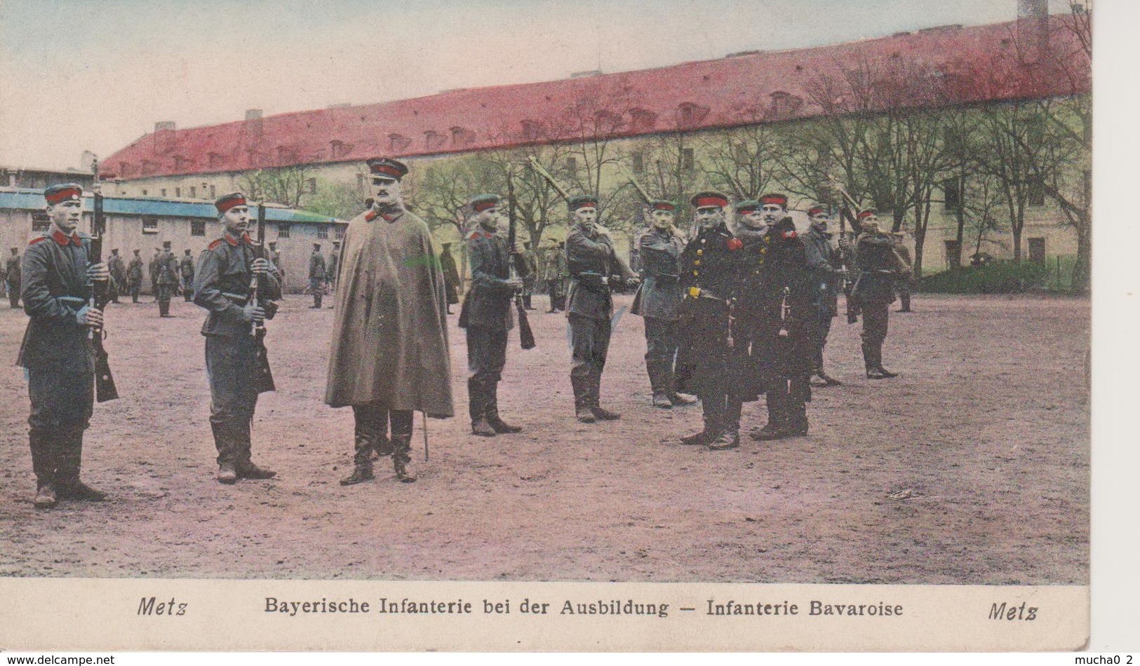 57 - METZ - INFANTERIE BAVAROISE EXERCICES DE FORMATION - Metz