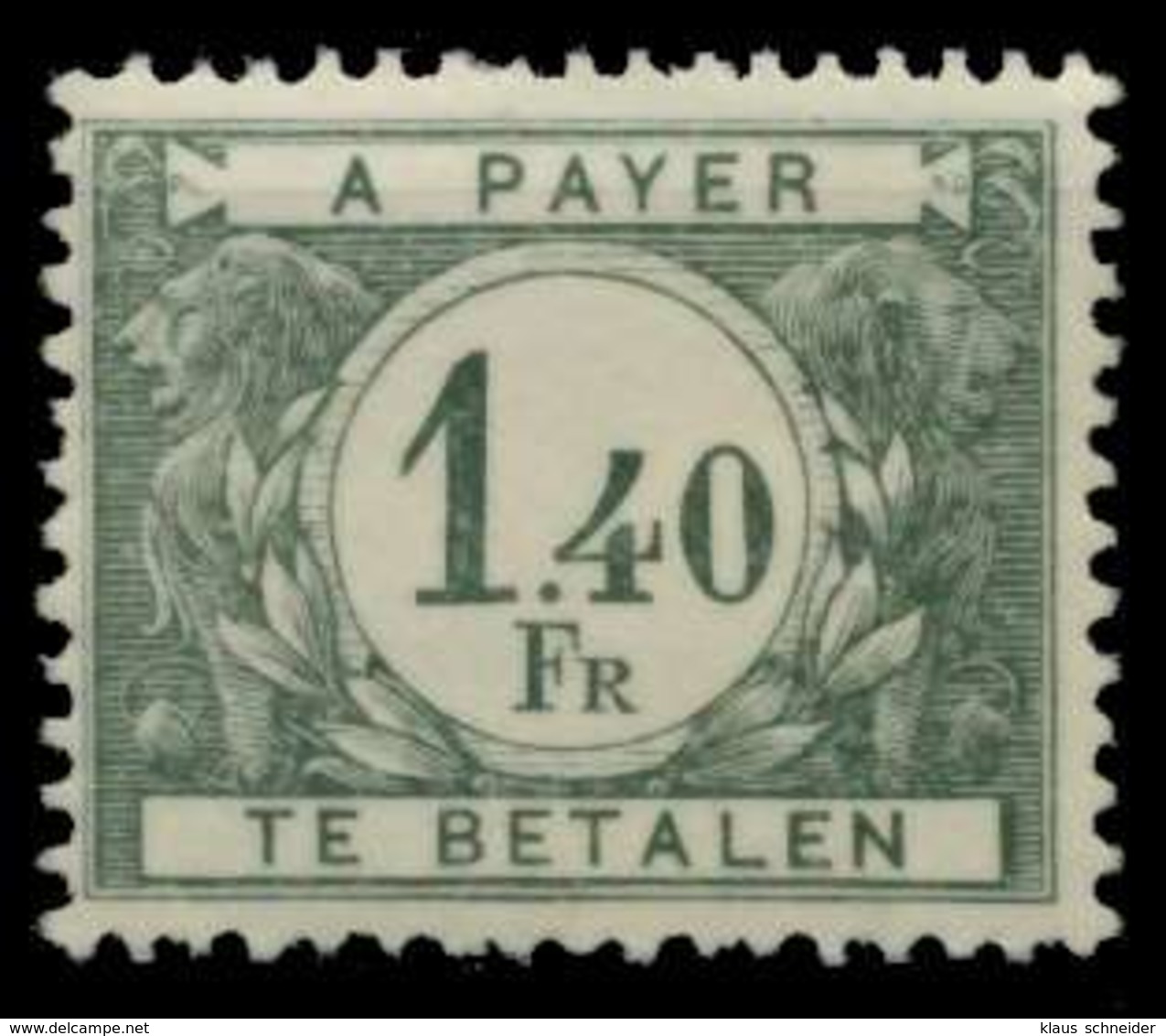 BELGIEN PORTO Nr 35 Postfrisch X947F12 - Timbres