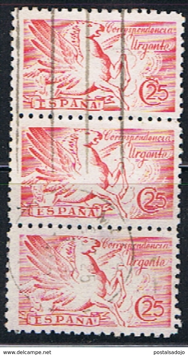 (1E 119)  ESPAÑA // YVERT 30 X 3 EXPRES  // EDIFIL 952 X 3  // 1942 - Special Delivery