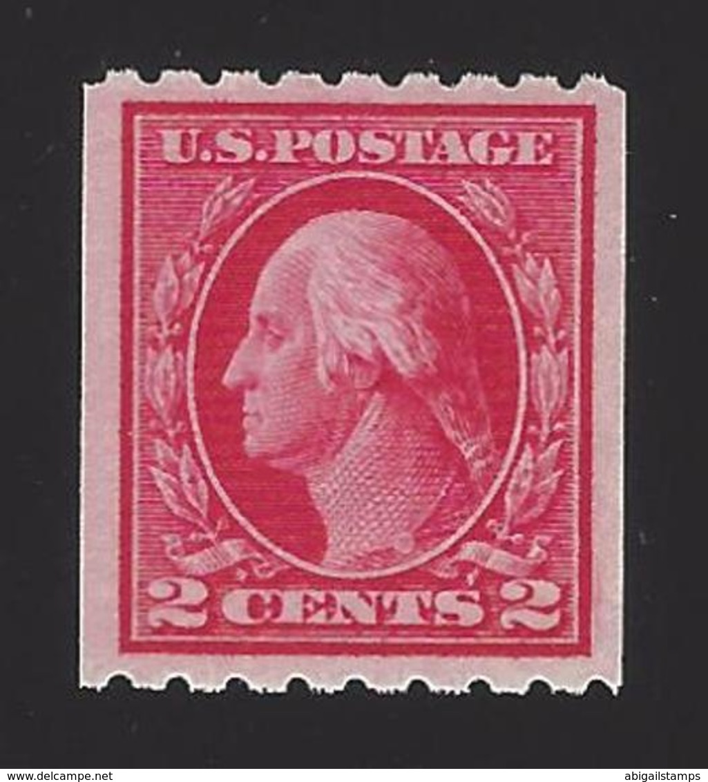 US #411 1912 Carmine Perf 8.5 Horz Wmk 190 MNH VF SCV $22.50 - Unused Stamps