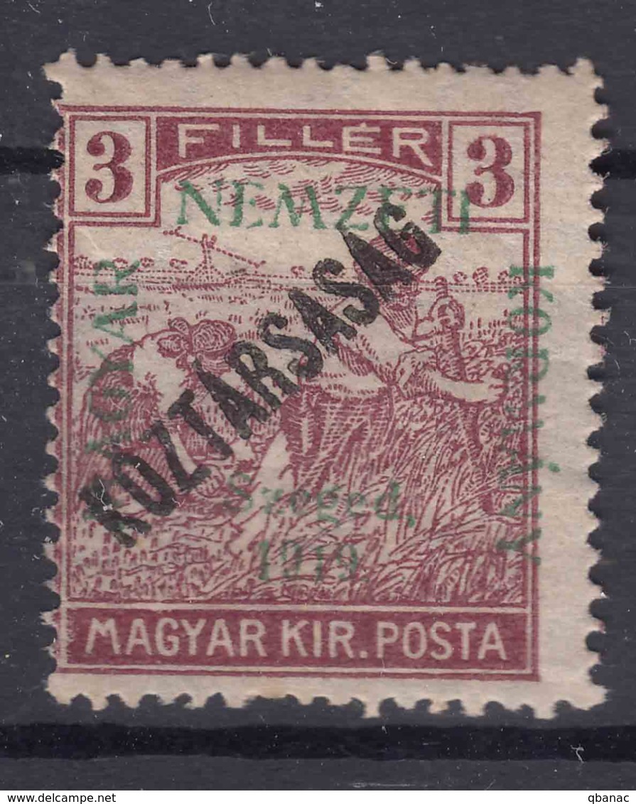 Hungary Szagedin Szeged 1919 Mi#27 Mint Hinged - Szeged