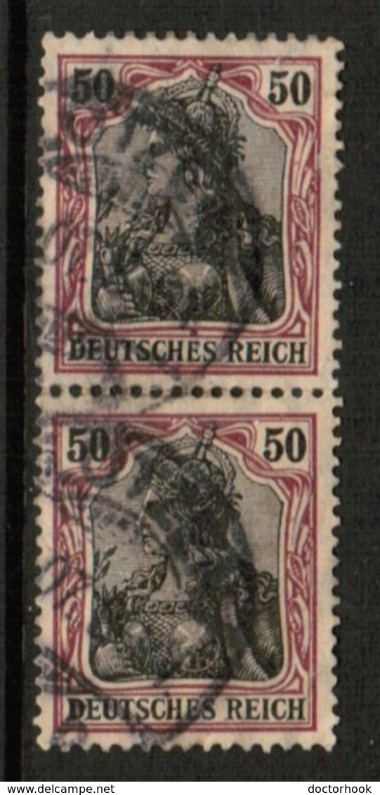 GERMANY  Scott # 88 VF USED PAIR (Stamp Scan # 504) - Used Stamps