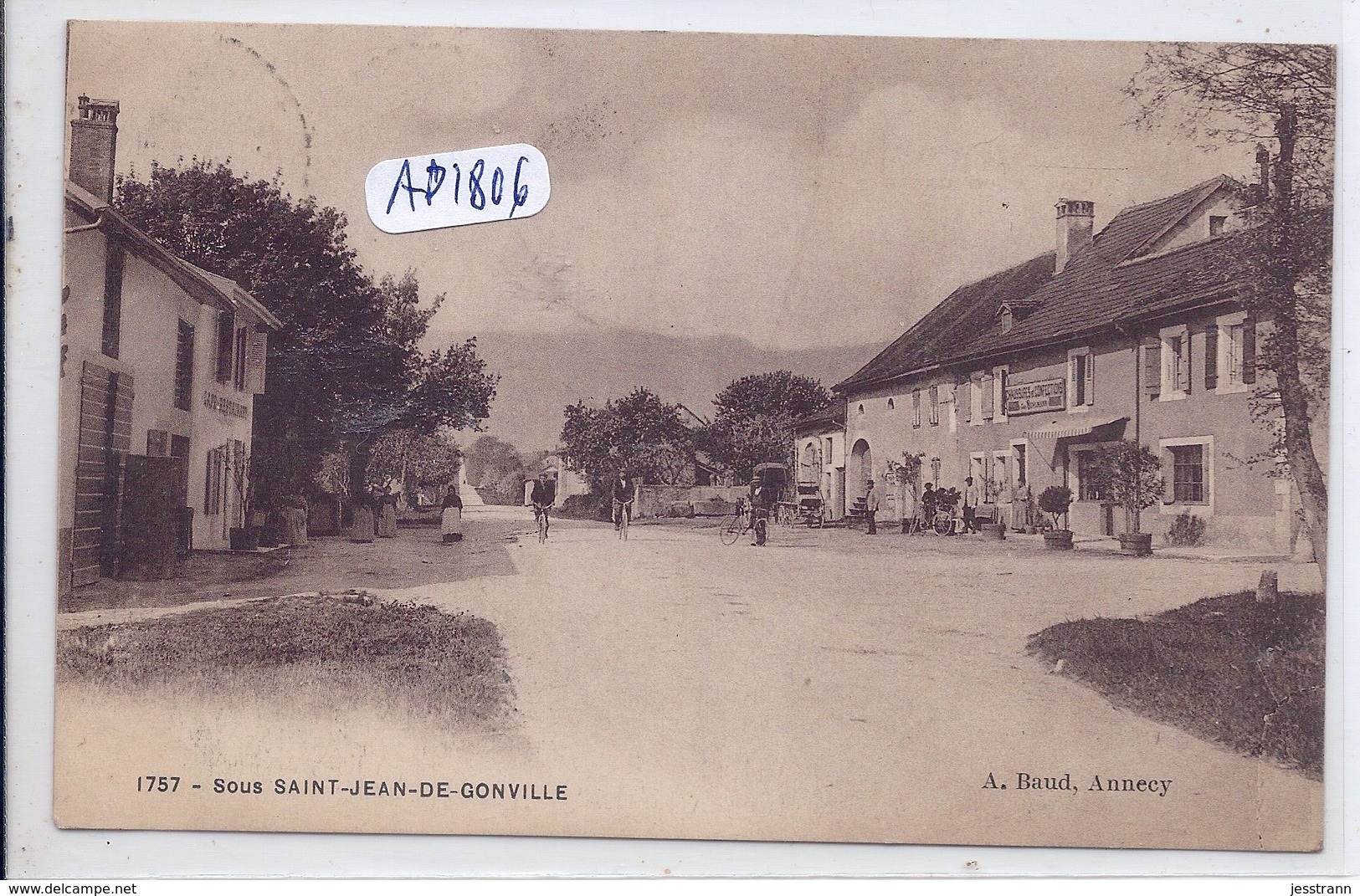 SAINT-JEAN-DE-GONVILLE- LES COMMERCES DONT CAFE ET MAGASIN DE CHAUSSURES ET CONFECTION - Unclassified