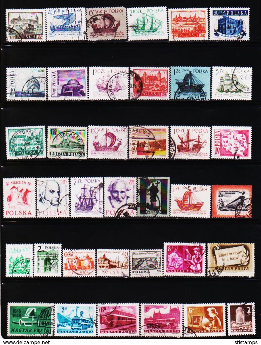 WORLDWIDE 500 DIFFERENT USED STAMPS COLLECTION LOT #K1205