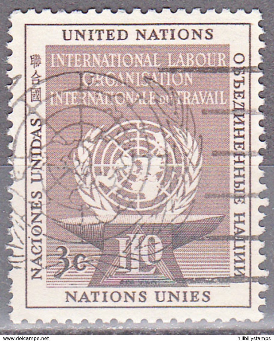 UNITED NATIONS      SCOTT NO. 25    USED      YEAR  1954 - Oblitérés