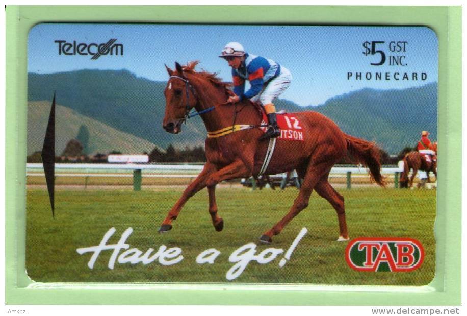 New Zealand - 1994 TAB - $5 Race Horse "Kiwi" - NZ-A-59 - Mint - Nuova Zelanda