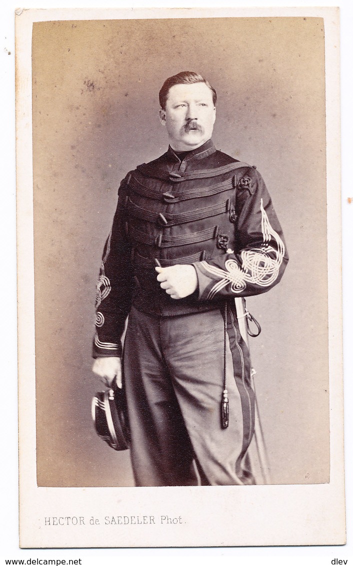 CDV Hector De Saedeler - Capitaine Commandant Bersels - 1866 - Anciennes (Av. 1900)