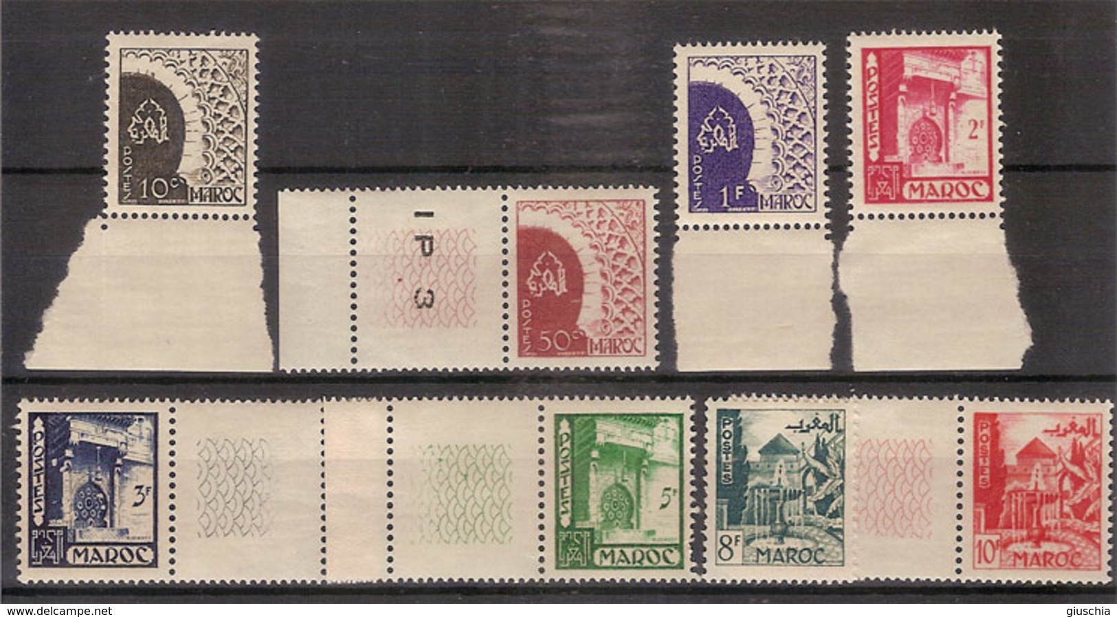 (Fb).Marocco.1949-65.P.O.Val Nuovi,gomma Integra,MNH (2 Scan) (133-15/1-18) - Maroc (1956-...)