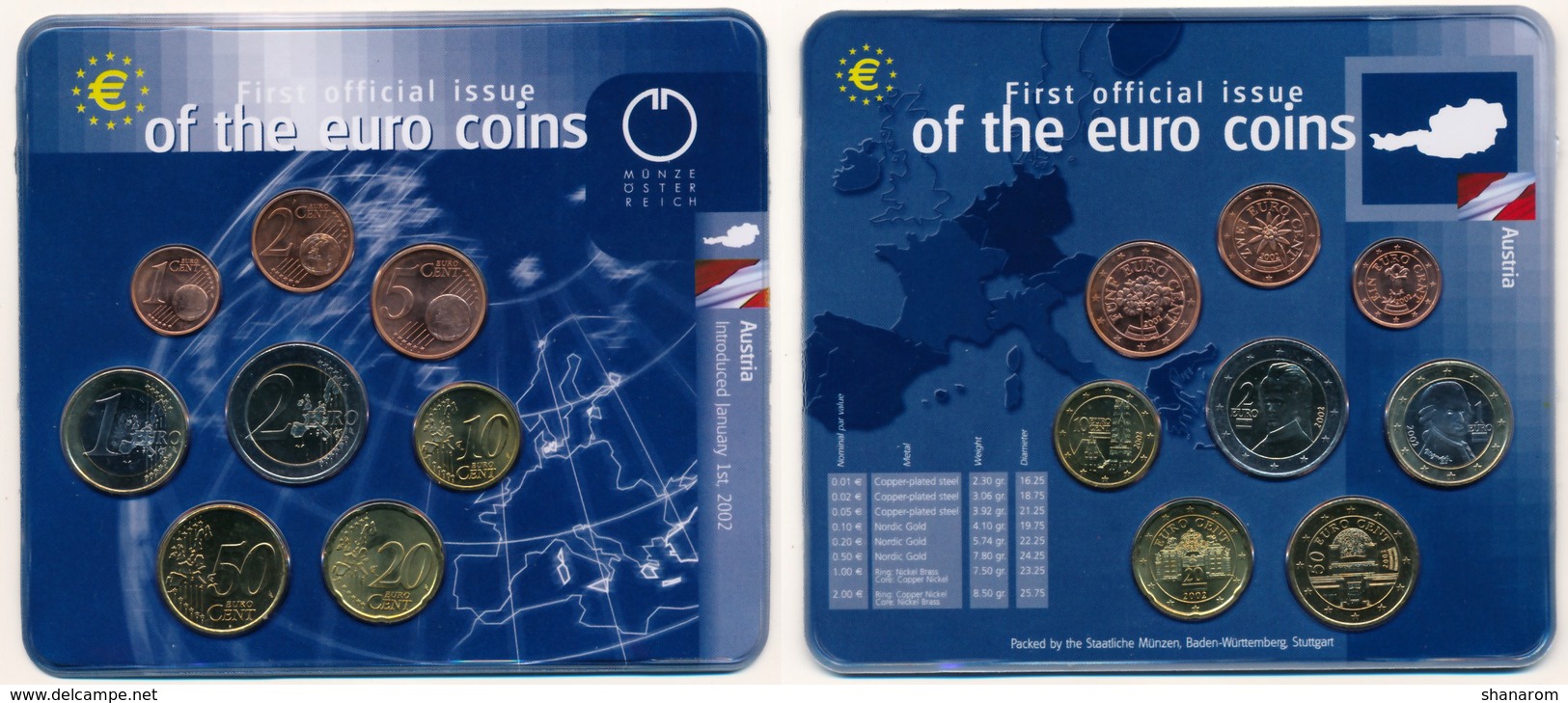 2002 // COFFRET // 12 Pays de l'EUROPE // NEUF