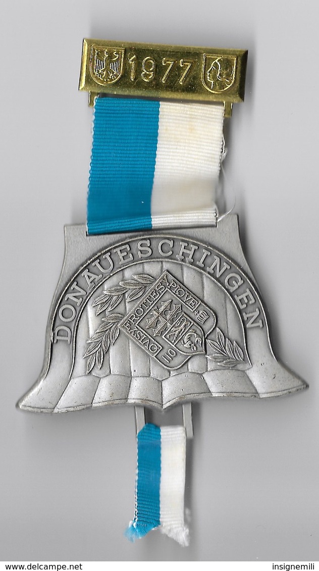 MEDAILLE Marche Populaire Organisée Par Le 110° RI En Allemagne En 1977 - DONAUESCHINGEN - France