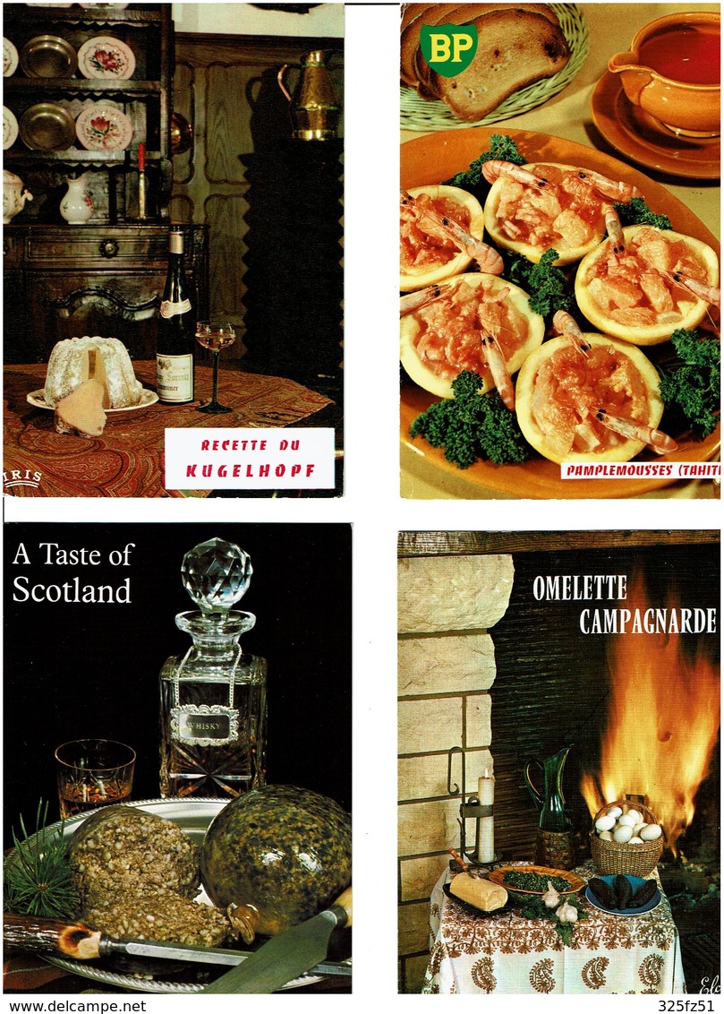 RECETTES CUISINE /  Lot De 90 Cartes Postales Modernes Neuves - 5 - 99 Cartes