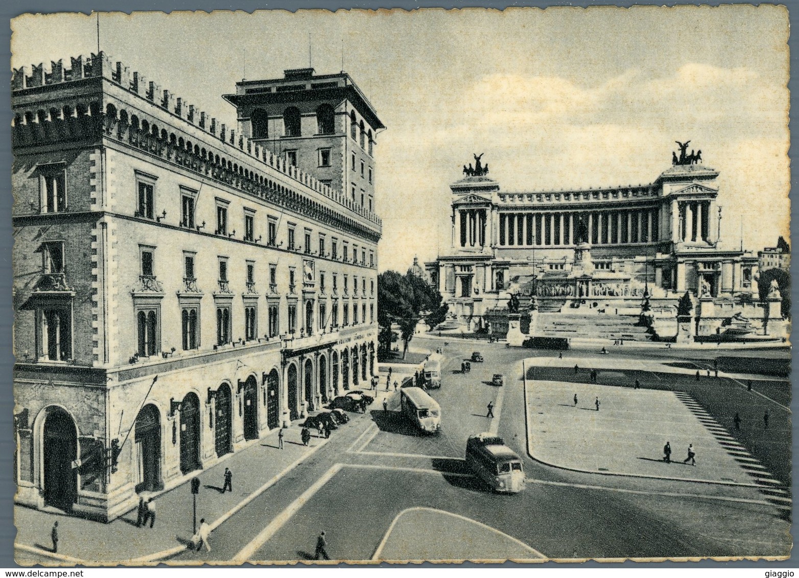 °°° Cartolina - Roma N. 1048 Piazza Venezia E Altare Della Patria Nuova °°° - Places & Squares