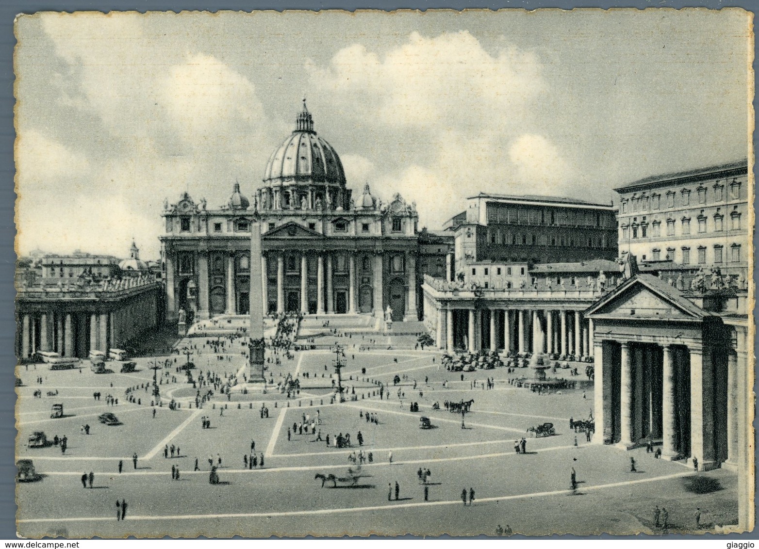 °°° Cartolina - Roma N. 1044 Piazza E Basilica Di S. Pietro Nuova °°° - Places & Squares