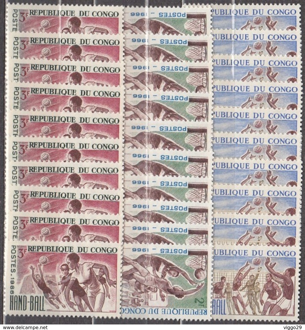 10x Congo (Brazzaville) 1966, Sports (MNH, **) - Collections (sans Albums)