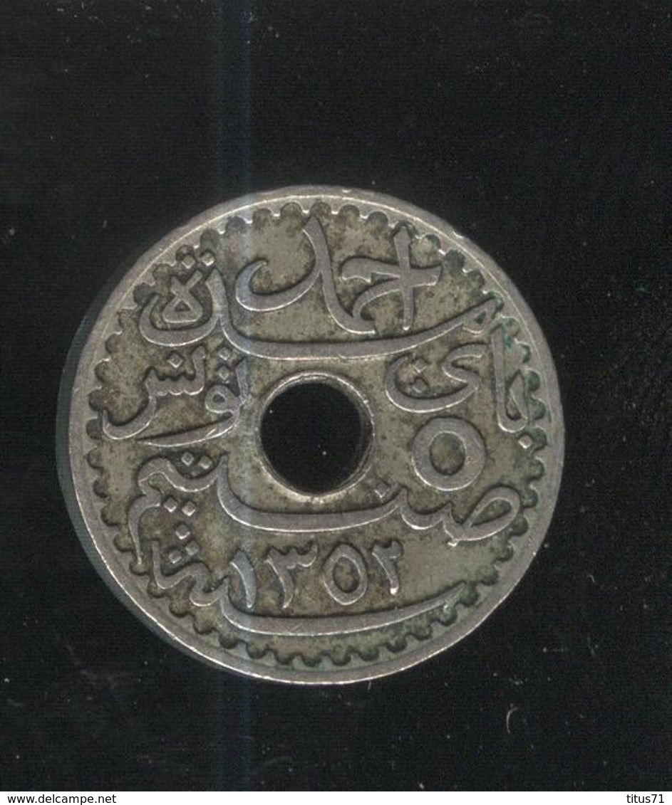 5 Centimes Tunisie 1933 Petit Module - Tunesien