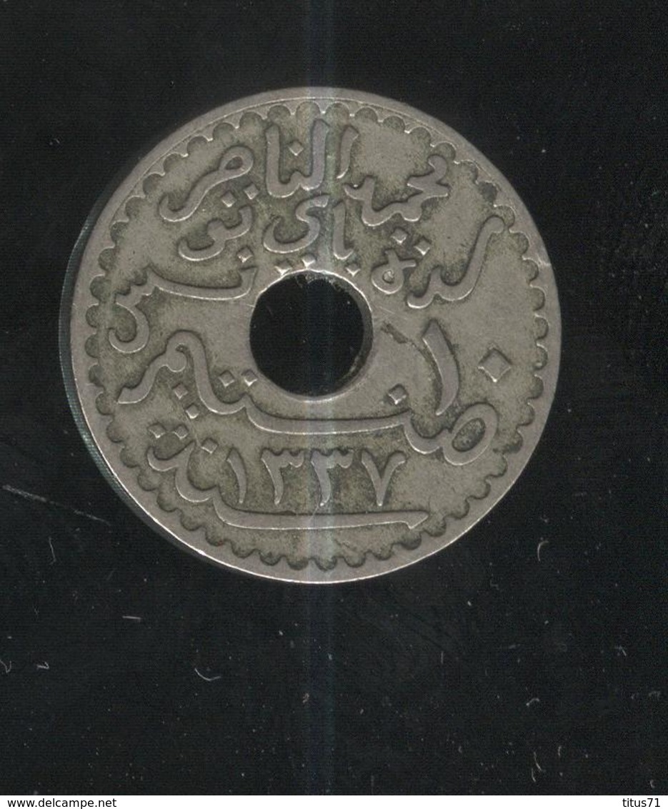 10 Centimes Tunisie 1918 - Túnez