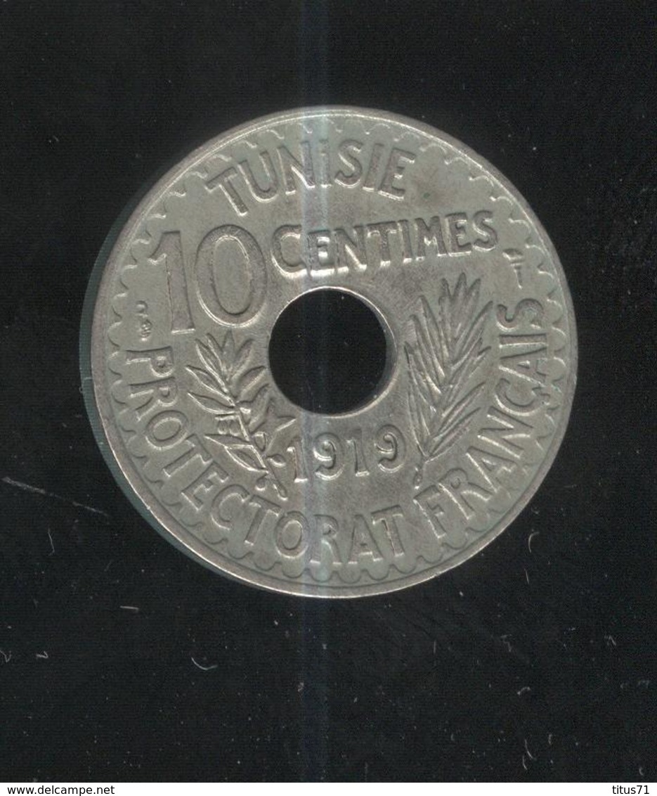 10 Centimes Tunisie 1919 - Tunisie