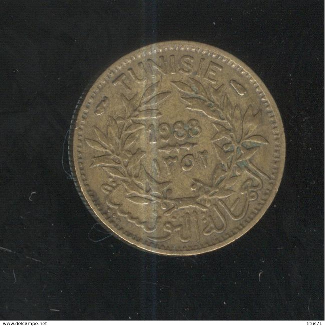 50 Centimes Tunisie 1933 - Tunesien