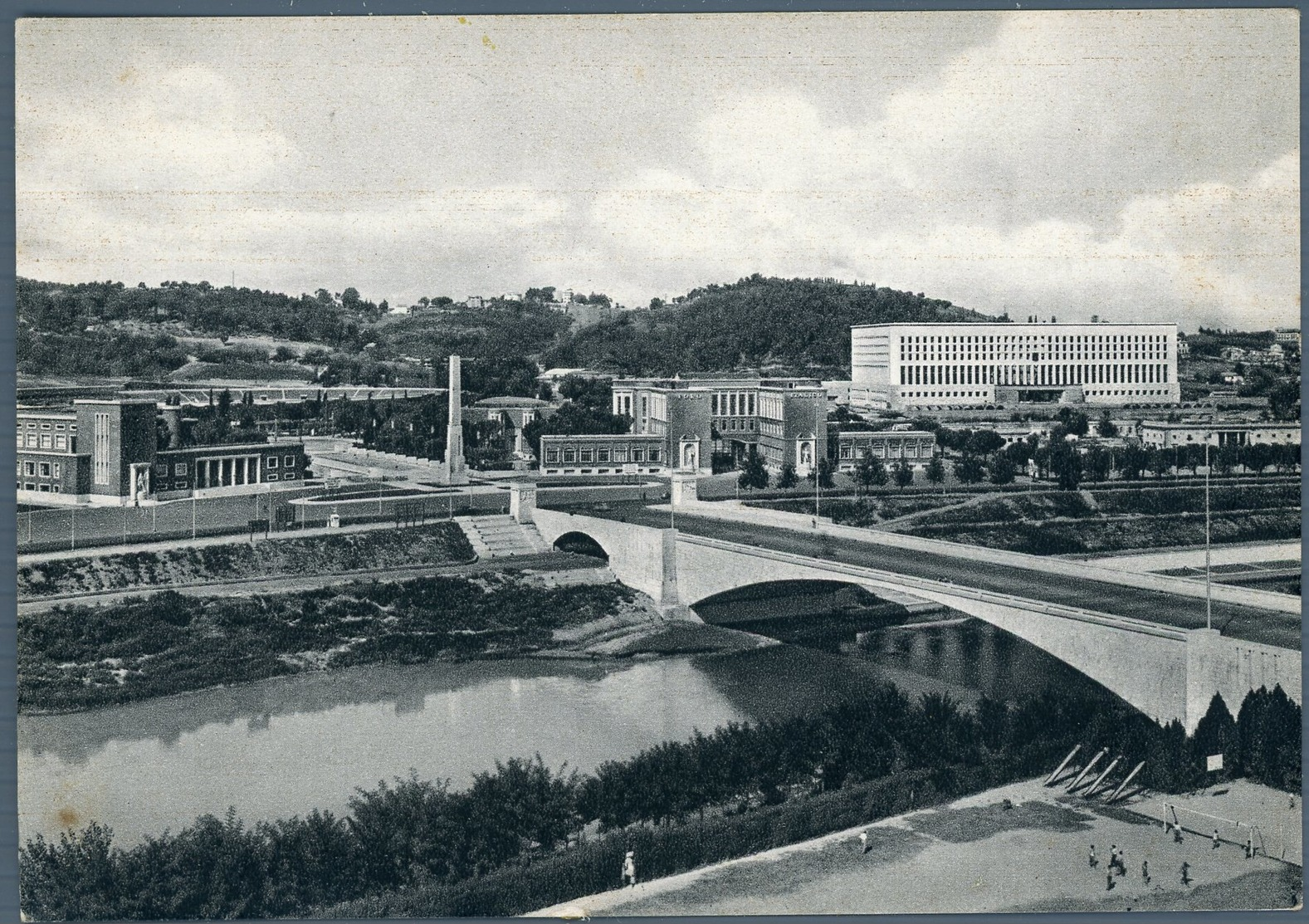 °°° Cartolina N. 52 Roma Foro Italico - Ponte Duca D'aosta Nuova °°° - Bruggen