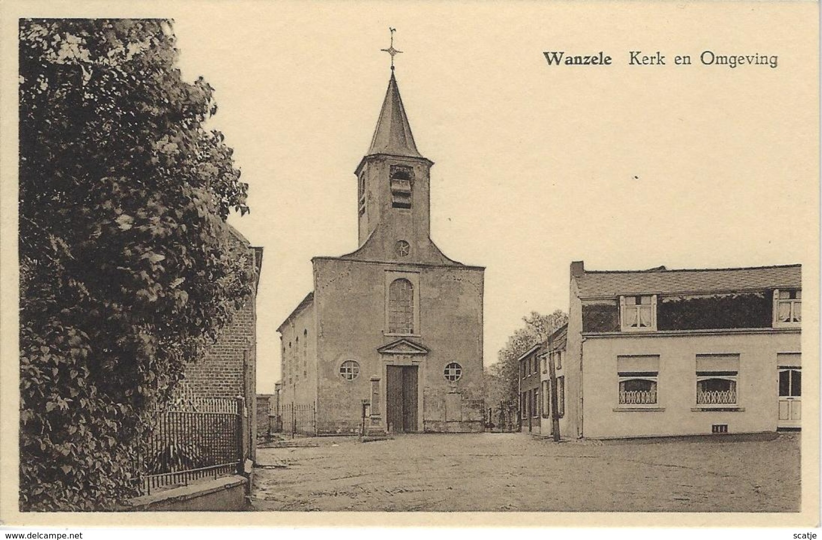 Wanzele   -   Kerk En Omgeving - Lede