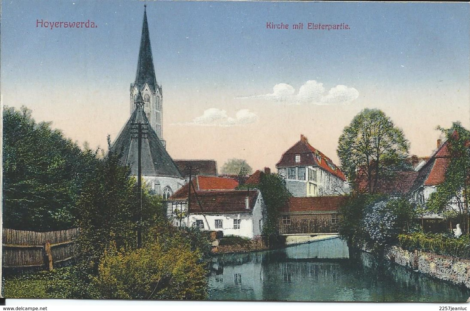 CP Allemagne - Hoyerswerda - Kirche Mit Elsterpartie - Hoyerswerda