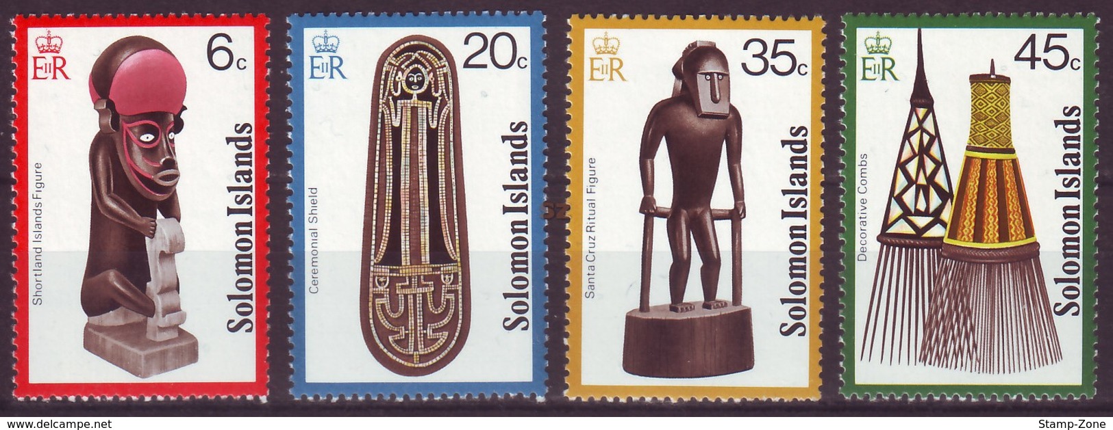 Solomon Islands, 1978, Handicrafts, Set, MNH, Mi# 350/53 - Solomon Islands (1978-...)