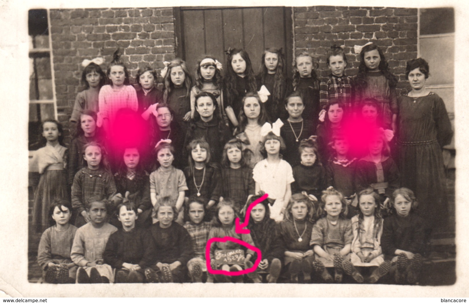 FEIGNIES 1922  école Des Filles  / RARE - Feignies