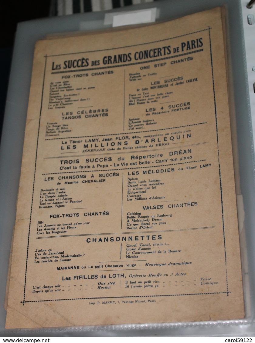 Partition De "La Java-Javi-Java" - Partitions Musicales Anciennes