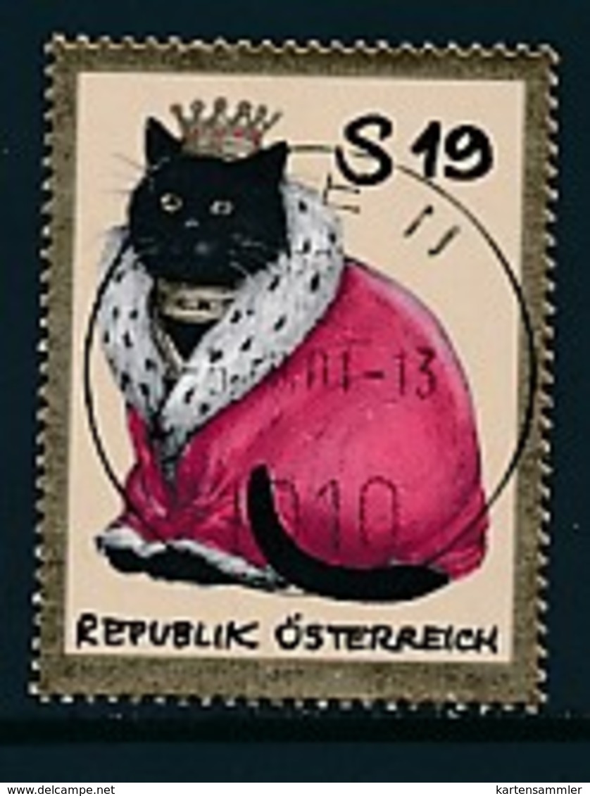 ÖSTERREICH Mi. Nr. 2360 Katze Im Königsgewand - Used - Gebraucht