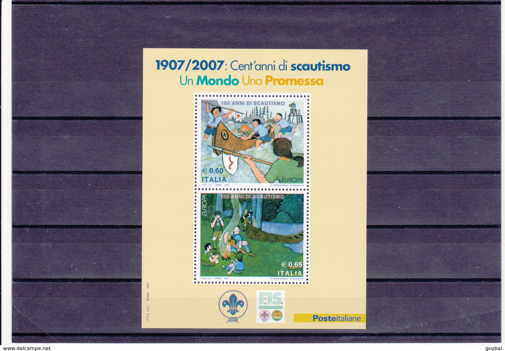 2007 - Europa Cept - Italie - Italia - Italy - N° YTBF 43** - 2007