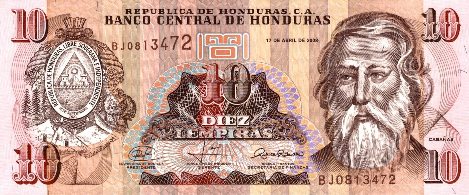 6324-2019    BILLET     HONDURAS - Honduras