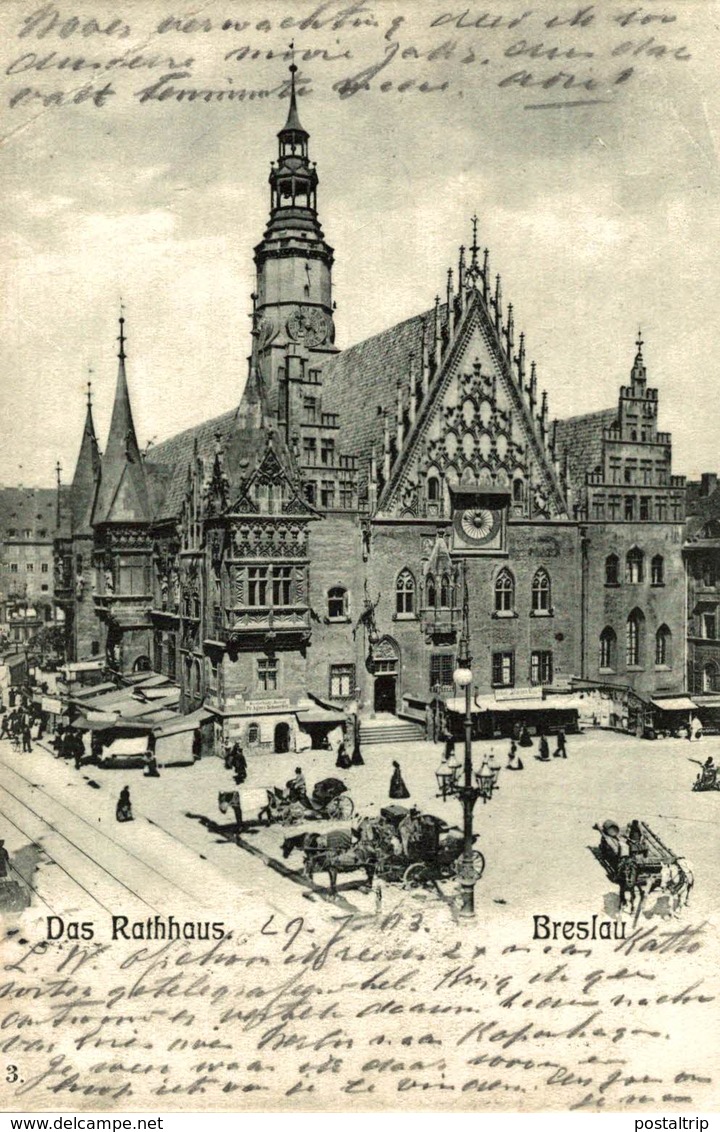 DAS RATHAUS BRESLAU - Schlesien