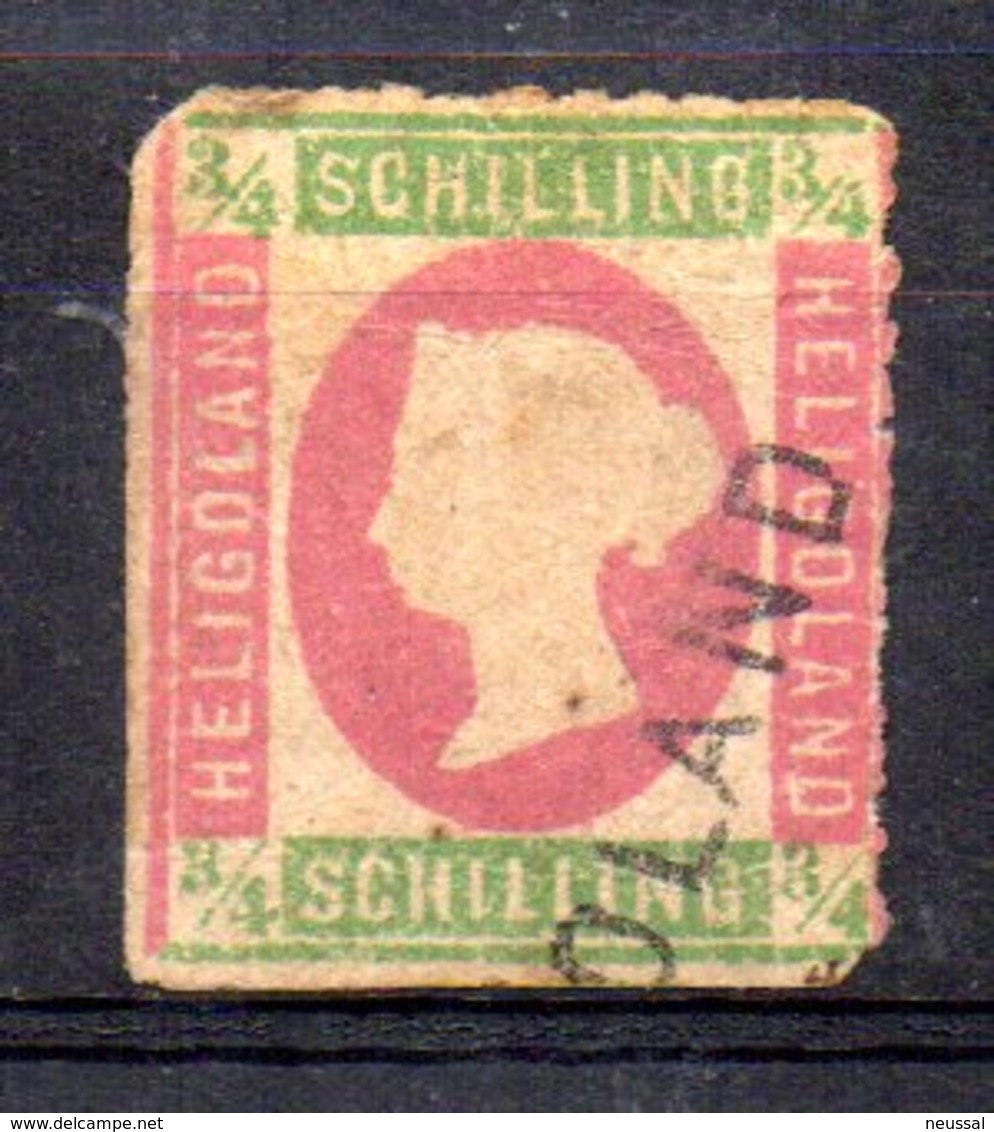 Sello Nº 7 Heligoland - Heligoland (1867-1890)