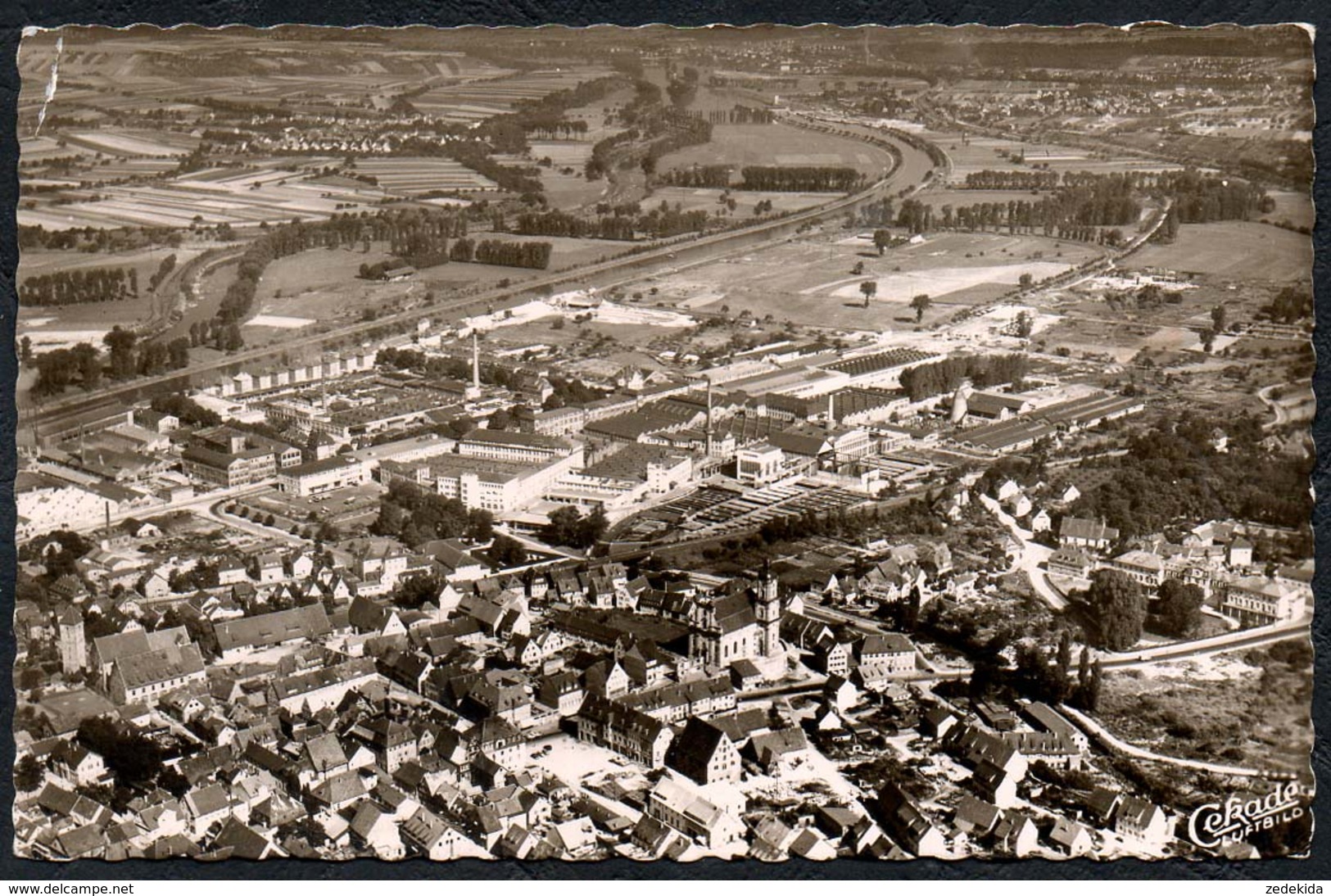 C5182 - Neckarsulm - Luftbild Fliegeraufnahme Cekade - N.S.U. Werke - Cramer - Neckarsulm