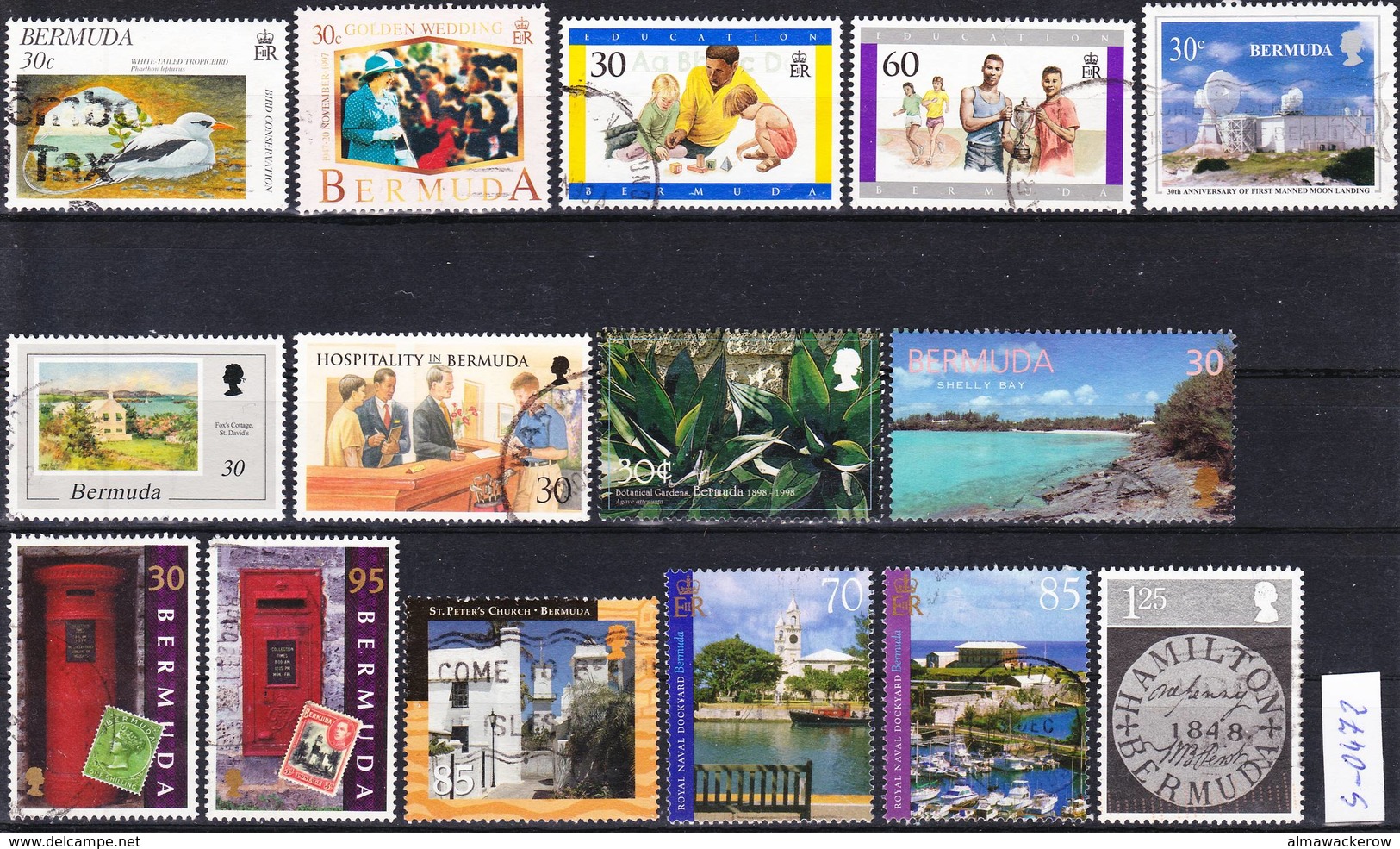 Bermuda 1997-2008 Lot 14, Commemorial Stamps With Real Use Obliteration, Used O - Bermuda