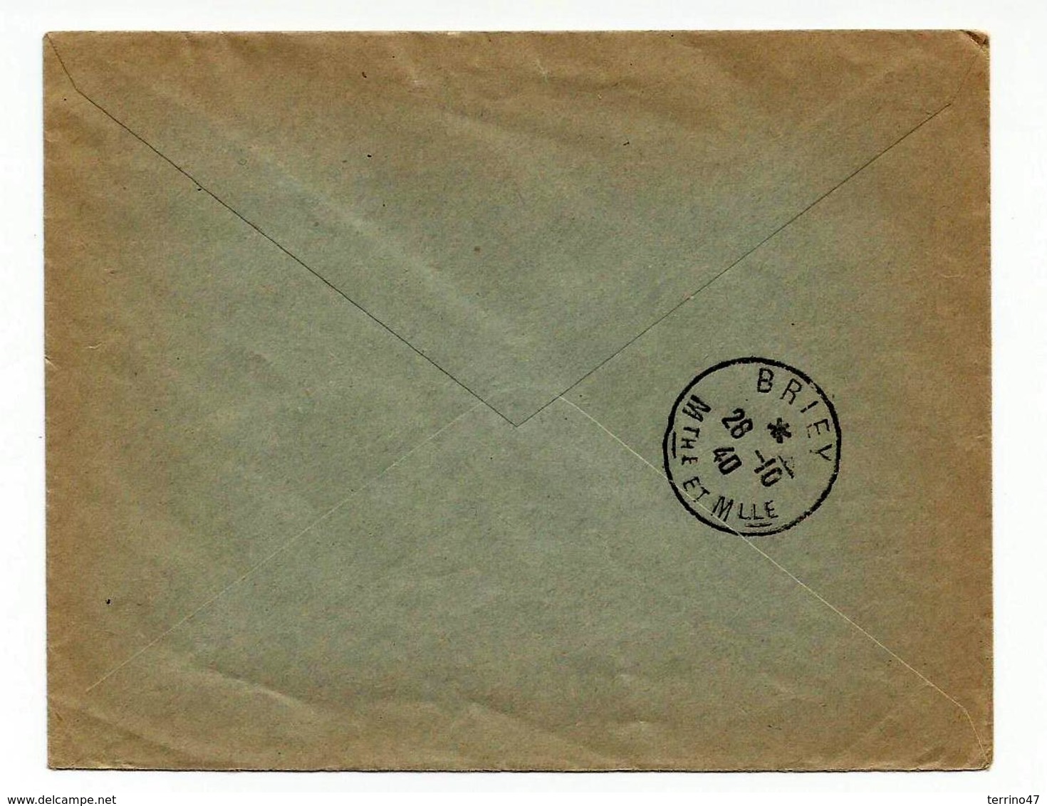 Lettre- Obl. :24.07.1940  Sur 414 - Mention: Acheminement Et Distribution Autorisés Par Les Autorités Allemandes - Storia Postale