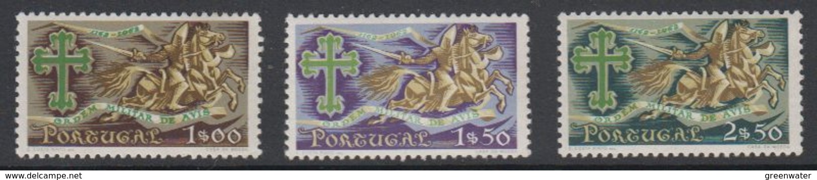 Portugal 1963 Military Order Of Avis 3v ** Mnh (42714A) - Ongebruikt