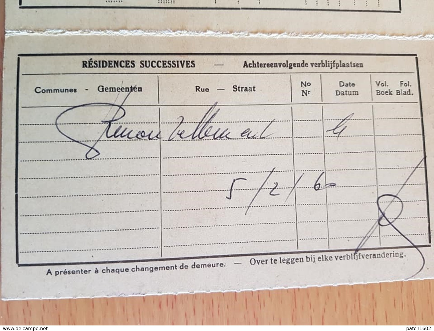 1958 Délivré A MONS Carte D'identité étranger Valable 2 Ans à HOSCHE Ernestine Félicité Française Né Le 02/01/1891 - Non Classés